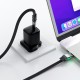 Кабель ACEFAST C30-03 silicone fast charging data cable Type-C to Type-C 240W 5A 1.6m Black