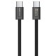 Кабель ACEFAST C34-03 zinc alloy charging data cable Type-C to Type-C 60W 3A 1.2m Black