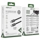 Кабель ACEFAST C34-03 zinc alloy charging data cable Type-C to Type-C 60W 3A 1.2m Black