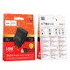 Мережевий зарядний пристрій Hoco CS92A Leader single port charger Type-C cable 18W Black