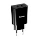 Мережевий зарядний пристрій Baseus Speed Mini Dual U Charger 10.5W Black CCFS-R01