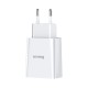 Мережевий зарядний пристрій Baseus Speed Mini Dual U Charger 10.5W White CCFS-R02