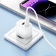 Мережевий зарядний пристрій Hoco CS51A Surplus dual port charger Lightning cable 12W White