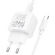 Мережевий зарядний пристрій Hoco CS52A Surplus single port charger Type-C cable 18W White