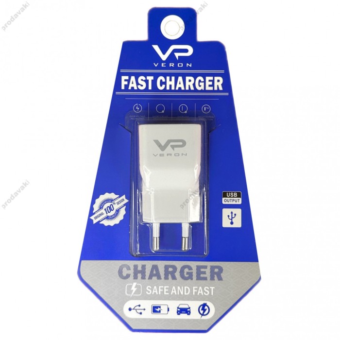 Мережевий зарядний пристрій Veron AD-19 Charger 10W White