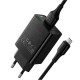 Мережевий зарядний пристрій Hoco CS92A Leader single port charger Micro USB cable 18W Black