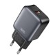 Мережевий зарядний пристрій XO L152 Fast Charger 18W Black