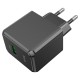Мережевий зарядний пристрій Hoco CS12A Ocean single port charger Micro USB cable 18W Black
