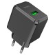 Мережевий зарядний пристрій Hoco CS12A Ocean single port charger Micro USB cable 18W Black