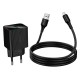 Мережевий зарядний пристрій Hoco CS81A Excellent single port charger Micro USB cable 18W Black