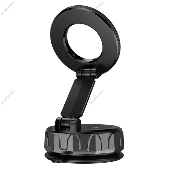 Автомобільний тримач Borofone BH140 Gloria vacuum suction cup magnetic holder Black
