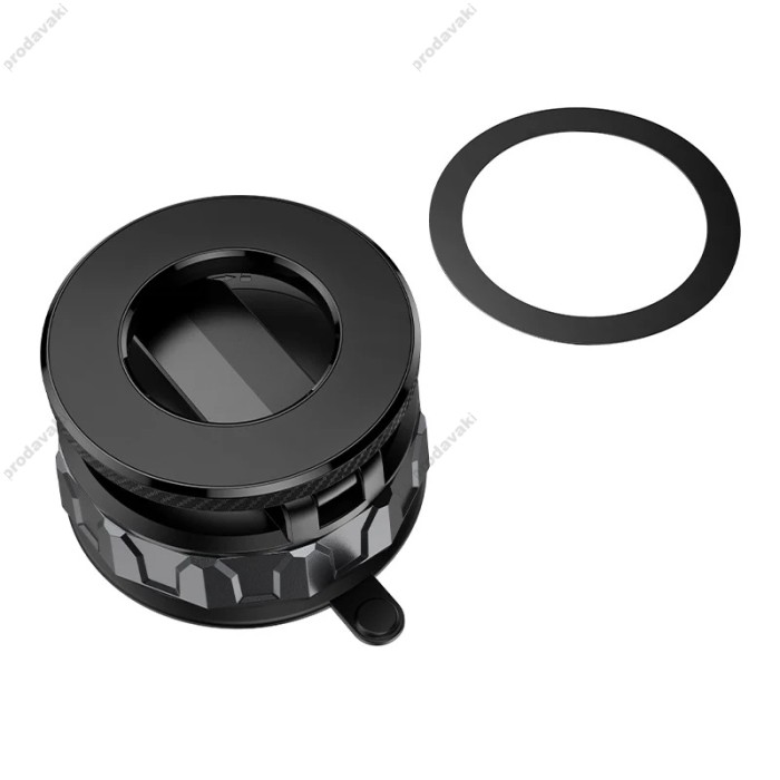 Автомобільний тримач Borofone BH140 Gloria vacuum suction cup magnetic holder Black