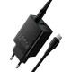 Мережевий зарядний пристрій HOCO CS94A Leader charger Type-C cable 20W Black