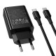 Мережевий зарядний пристрій HOCO CS94A Leader charger Type-C cable 20W Black