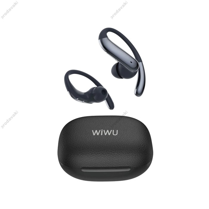Бездротові Bluetooth навушники WiWU T28 ENC Dual Mic Noise Cancelling BT 6.0 Black