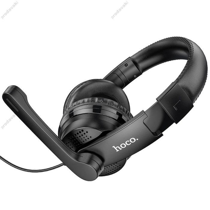 Дротові навушники HOCO W103 gaming Magic tour gaming headphones Black