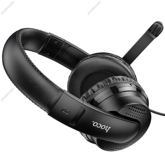 Дротові навушники HOCO W103 gaming Magic tour gaming headphones Black