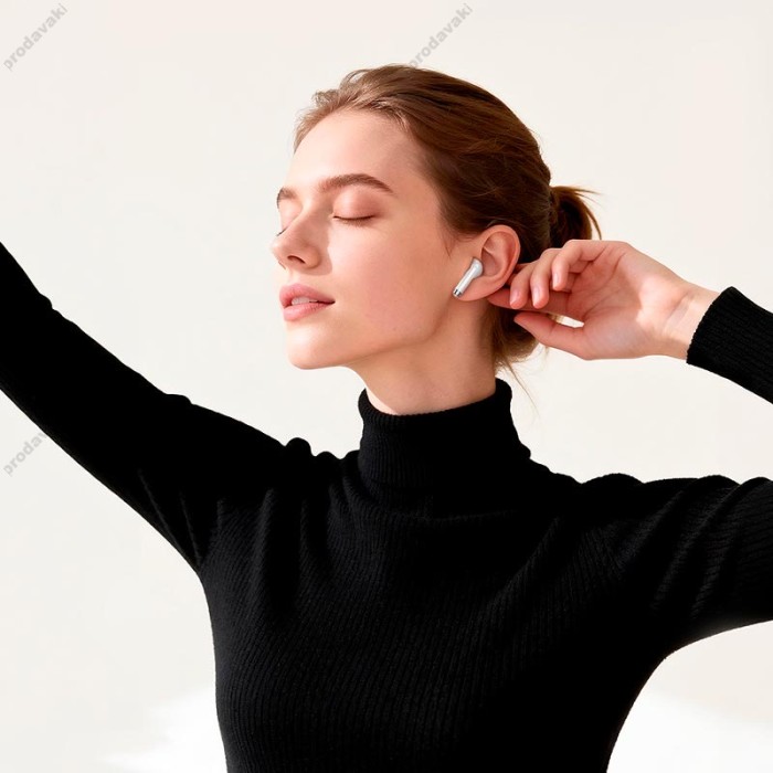 Бездротові Bluetooth навушники Hoco EW205 Peaceful true wireless BT headset BT 6.0 White