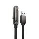 Кабель HOCO U150 Exquisite bracket charging data cable USB to Type-C 36W 3A 1.2m Black