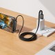 Кабель HOCO U150 Exquisite bracket charging data cable USB to Type-C 36W 3A 1.2m Black