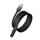 Кабель HOCO U150 Exquisite bracket charging data cable USB to Type-C 36W 3A 1.2m Black