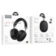Бездротові Bluetooth навушники Hoco W76 Brocade ANC BT headphones BT6.0 Black