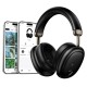 Бездротові Bluetooth навушники Hoco W76 Brocade ANC BT headphones BT6.0 Black