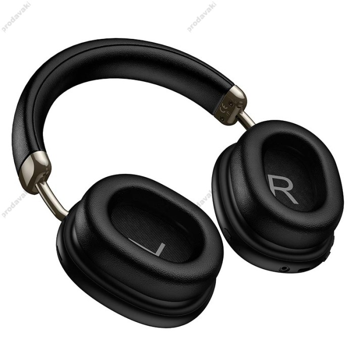 Бездротові Bluetooth навушники Hoco W76 Brocade ANC BT headphones BT6.0 Black
