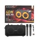 Портативна колонка система караоке Bluetooth Borofone DR22 Present з 2-ма мікрофонами 60W Black