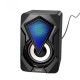 Комп'ютерна колонка Hoco DS30 RGB Subwoofer desktop game glaring speaker AUX USB 6W Black