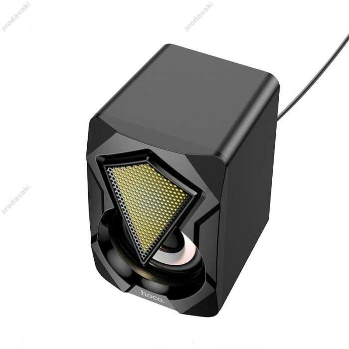 Комп'ютерна колонка Hoco DS30 RGB Subwoofer desktop game glaring speaker AUX USB 6W Black