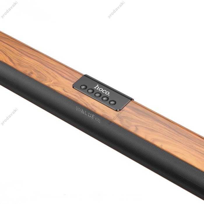 Портативна колонка Bluetooth HOCO DS56 Bamboo atmosphere light speaker 30W Brown
