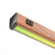 Портативна колонка Bluetooth HOCO DS56 Bamboo atmosphere light speaker 30W Brown