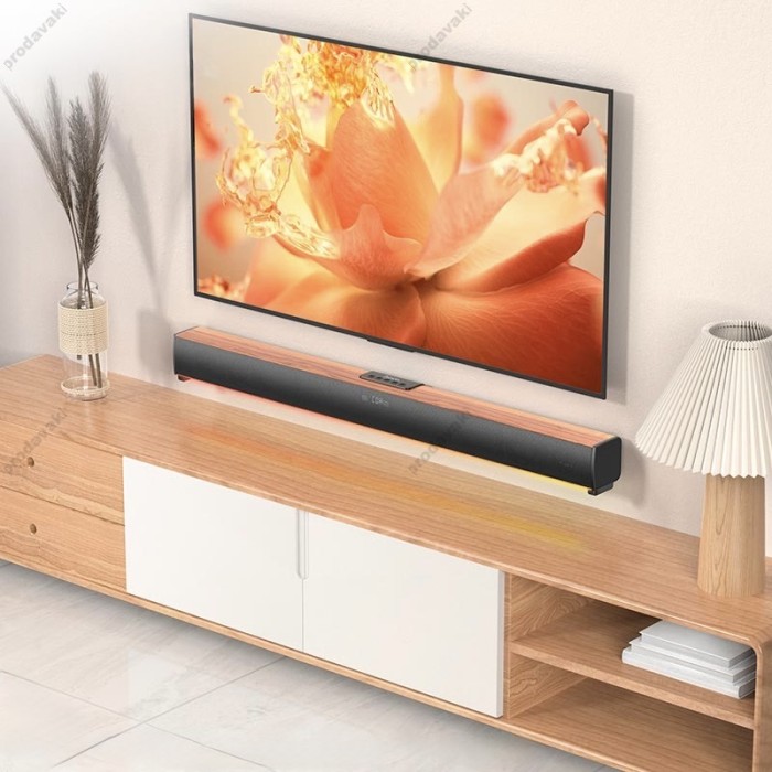 Портативна колонка Bluetooth HOCO DS56 Bamboo atmosphere light speaker 30W Brown