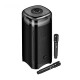 Портативна колонка Bluetooth HOCO DS83 RGB Genial karaoke з 2-ма мікрофонами 60W Black