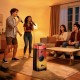 Портативна колонка Bluetooth HOCO DS83 RGB Genial karaoke з 2-ма мікрофонами 60W Black