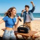Портативна колонка Bluetooth HOCO DS87 RGB speaker karaoke з 2-ма мікрофонами 50W Black