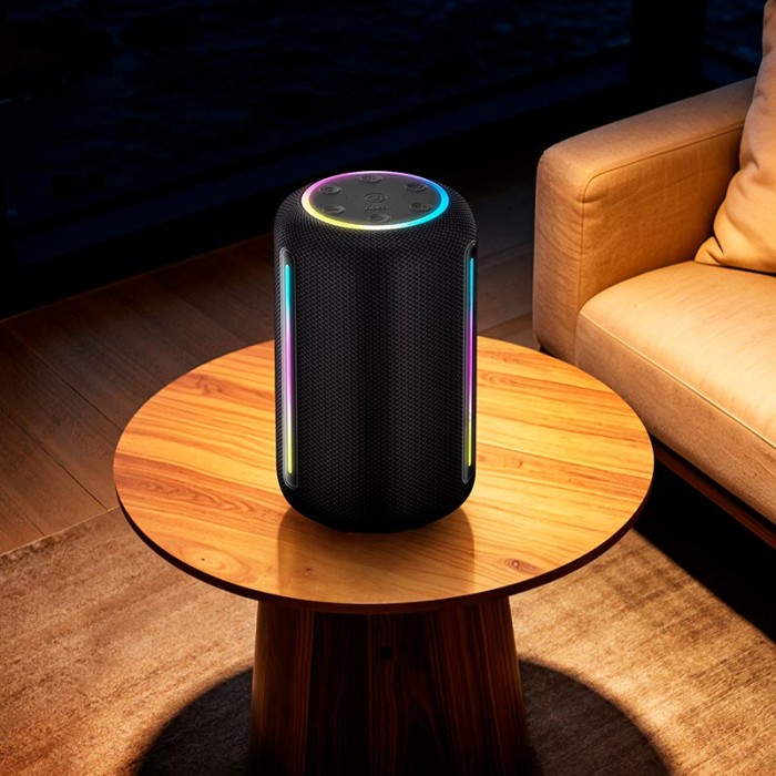 Портативна колонка система караоке Bluetooth Hoco HT3 Pro Platinum sound desktop 40W Black