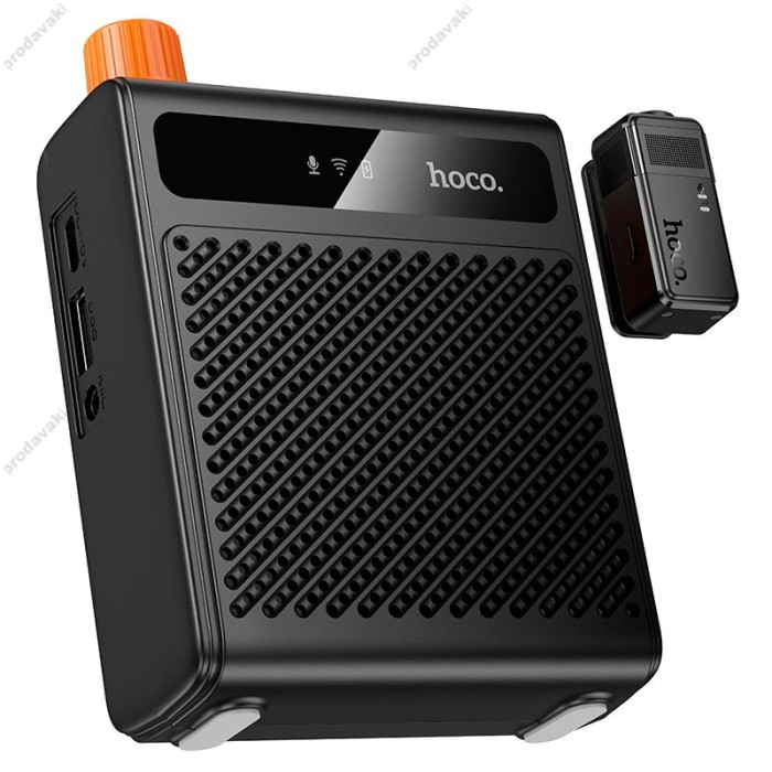 Портативна колонка Bluetooth HOCO L29 Glorioso wireless speaker з мікрофоном BT6.0 Black