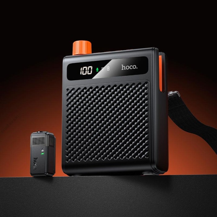 Портативна колонка Bluetooth HOCO L29 Glorioso wireless speaker з мікрофоном BT6.0 Black