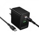Мережевий зарядний пристрій Borofone BAS16A Erudite charger Type-C cable 45W Black