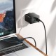 Мережевий зарядний пристрій Borofone BAS16A Erudite charger Type-C cable 45W Black