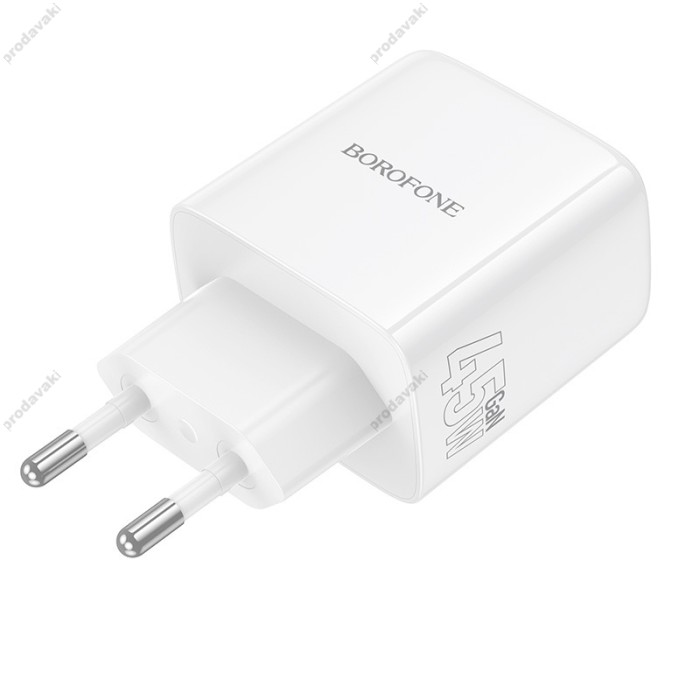 Мережевий зарядний пристрій Borofone BN30 Lustrous charger 45W White