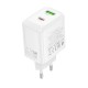 Мережевий зарядний пристрій Borofone BN30 Lustrous charger 45W White