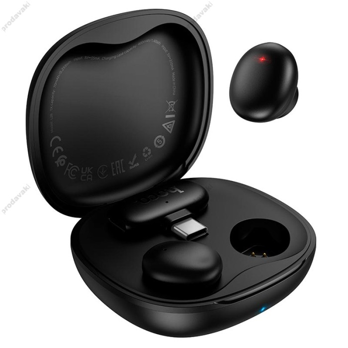 Бездротовий мікрофон HOCO L28 Thorough wireless microphone Type-C 2 мікрофона Black