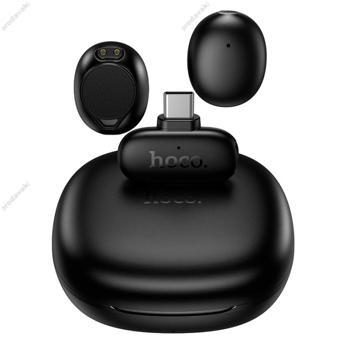 Бездротовий мікрофон HOCO L28 Thorough wireless microphone Type-C 2 мікрофона Black