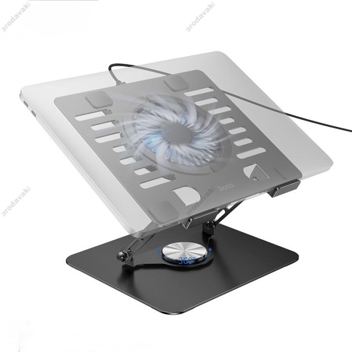 Підставка для ноутбука та MacBook Hoco DH27 notebook cooling stand 17" Black