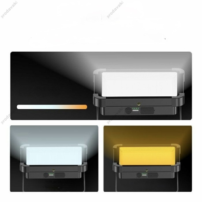 Лампа зовнішня (Прожектор) Yesido HD17 mergency Light LED flood light 10000 mAh 20W Black