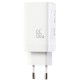 Мережевий зарядний пристрій JoyRoom JR-TG10 GaN Three-Port Type-C cable 65W White