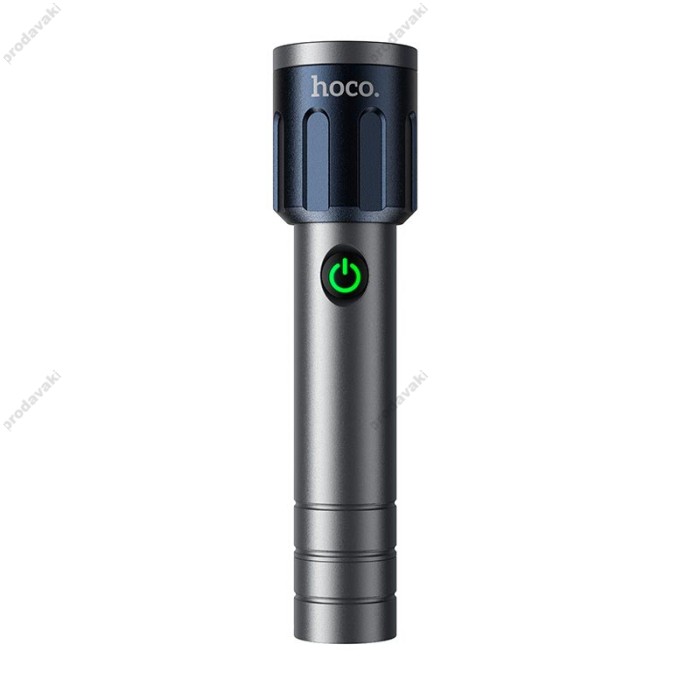 Ліхтарик ручний HOCO DL25 strong light super bright portable outdoor flashlight IPX4 Black